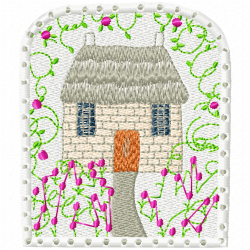 Buildings Embroidery Design 1 Buildings Embroidery Design 1